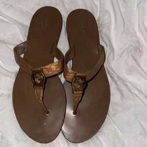 Gucci flip flops
